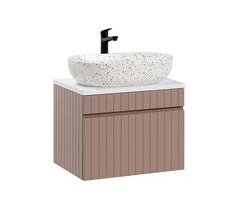 Mueble lavabo individual Zelie 60