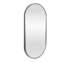 Espejo de pared ovalado Picciano de aluminio 60x2