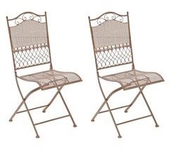 Pack de 2 sillas de terraza Kiran plegables