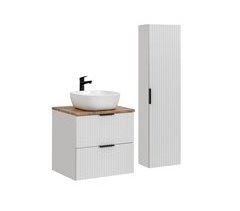 Conjunto mueble lavabo individual y columna Adriel 46