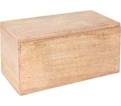 Caja BAUL madera de mango natural
