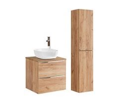 Conjunto mueble lavabo individual y columna April 46