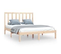 Estructura de cama de madera 150x200