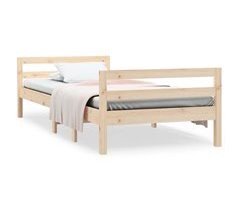 Estructura de cama madera maciza de pino 75x190