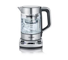 Hervidor de té y agua Severin WK 3422 1,7 L Cristal-acero