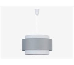 Lámpara de techo MANOR gris y blanco