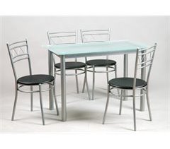 Conjunto de mesa + 4 sillas MILAN 2 