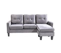 Sofa + Puf Convertible en Chaise Longue