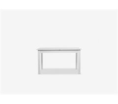Mesa de comedor extensible COBURG 140 cm blanca