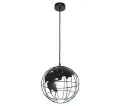 Lámpara de techo WORLD color negro