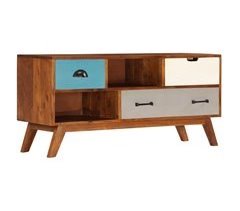 Mueble para TV cajones madera maciza acacia 2502096