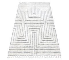 Alfombra SEVILLA Z788 laberinto griego Franjas Bereber 180x270