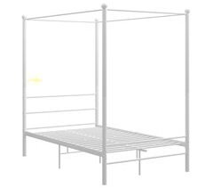 Estructura de cama con dosel metal
