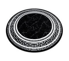 Alfombra GLOSS círculo moderno 2813 87 elegante marco griego 150x150