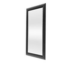 Espejo de pared Ocre rectangular con ganchos 64x2