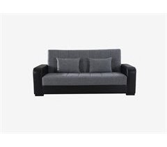 Sofá cama PRIMA color Gris y Negro