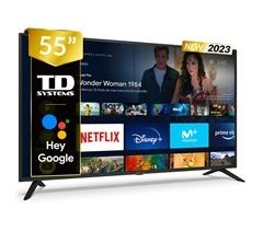 Smart TV 55 pulgadas UHD 4K Hey Google Official - TD Systems PRIME55C14S