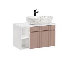 Mueble lavabo simple 2 nichos Zelie