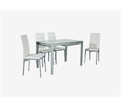 Conjunto mesa extensible y 4 sillas ASSYA