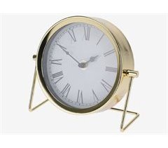 Reloj de mesa dorado MEREDITH 17 cm