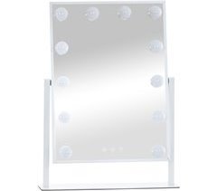 Espejo de maquillaje con luces LED 35x9