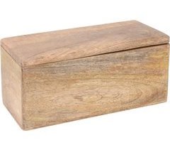 Caja BAUL madera de mango natural