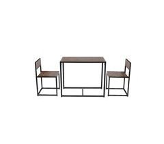 Conjunto Mesa Fija y 2 sillas de cocina DUO I