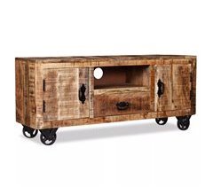 Mueble para la TV de madera de mango rugosa 2502131