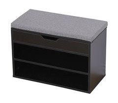 Mueble para zapatos con dos compartimentos y caja ALAN 30