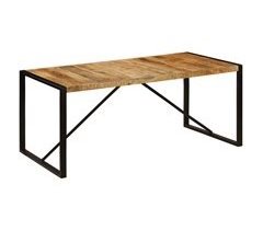 Mesa de comedor madera maciza 180x90
