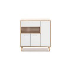 Mueble Microondas JASMINE Haya/Blanco