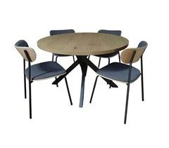 Conjunto de mesa + 4 sillas SAVANNAH