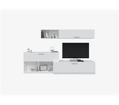 Compacto TV ASPEN blanco 260cm
