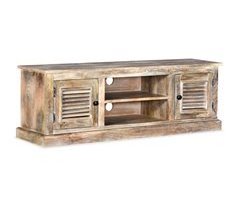 Mueble TV armarios estantes en madera 2502022