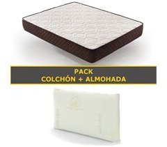 Pack Colchon + Almohada Viscoelastica Descansin | Efecto nube