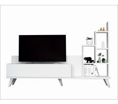 Mueble  TV BINGO color blanco