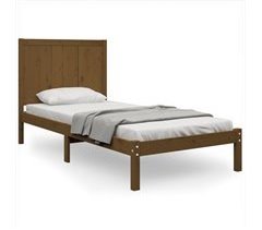 Estructura de cama madera maciza de pino 100x200