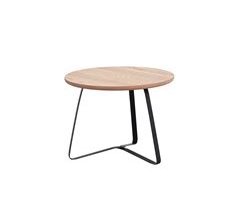 Mini mesa IRIS madera y metal 38x50 cm