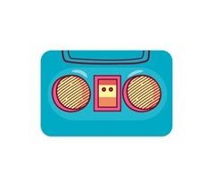 Mantel individual Infantil Radio