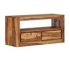 Mueble TV de madera maciza de Sheesham cajones 2502181