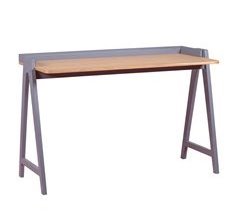Mesa de escritorio minimalista de madera - Pop 123x53