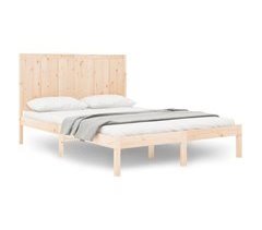 Estructura de cama madera maciza de pino 140x200