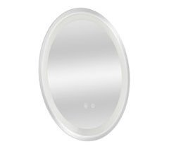 Espejo de pared con LED Maratea para baño antivaho redondo 70x3