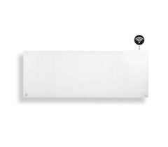 Estufa con panel de vidrio blanco 1200W Proheat Ltd. MILL GL1200WIFI3