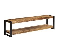 Mueble TV madera maciza de mango estante estilo industrial 2502078