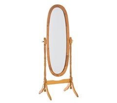 Espejo de Pie de Madera Ovalado Cora 59x51