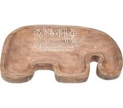 Cuenco elefante MABEL madera 20x28x2 cm 