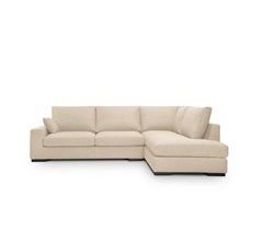 Sofa de 3 plazas rinconera HORUS beige derecho