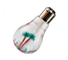 Difusor de Aromas y Humidificador Bombilla Iluminacion Led Rgb