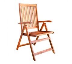 Set 2 sillas jardín madera acacia Aktive